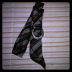 Express Silk tie belt